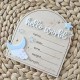 Hello World Baby Birth Announcement Wooden Plaque