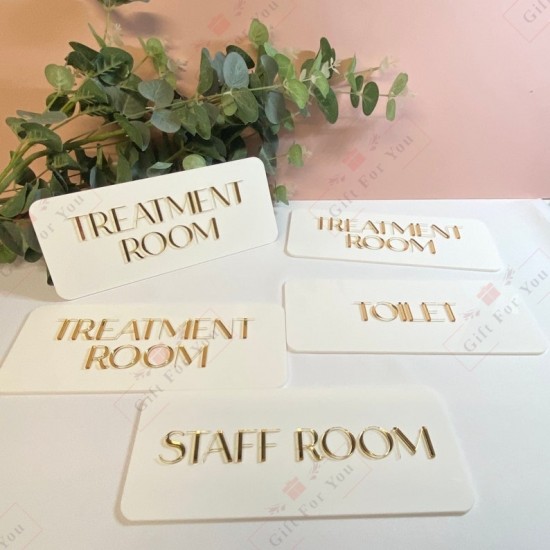 Modern Acrylic Professional Door Sign Modern Acrylic Professional Door Sign