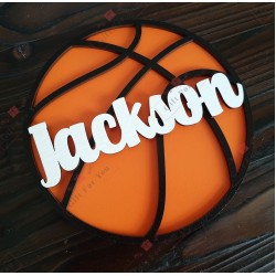 Personalized Basketball Name Wall Sign