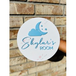 Personalized Butterfly Kids Room Name Sign