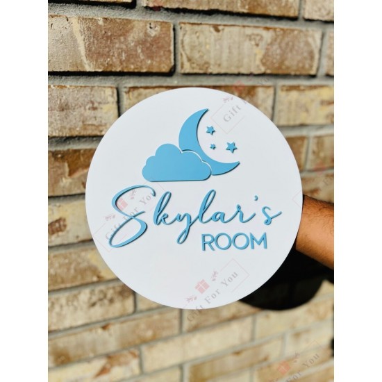 Personalized Butterfly Kids Room Name Sign