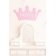 Personalized Crown Name Acrylic Sign Personalized Crown Name Acrylic Sign