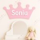 Personalized Crown Name Acrylic Sign Personalized Crown Name Acrylic Sign
