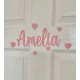 Personalized Name Sign – Hearts & Stars Design Personalized Name Sign – Hearts & Stars Design