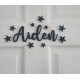 Personalized Name Sign – Hearts & Stars Design Personalized Name Sign – Hearts & Stars Design