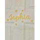 Personalized Name Sign – Hearts & Stars Design Personalized Name Sign – Hearts & Stars Design