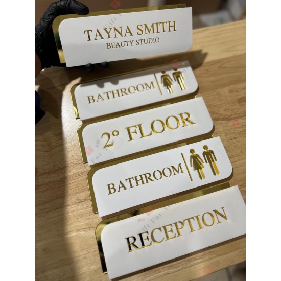 Professional Acrylic Door Sign Professional Acrylic Door Sign
