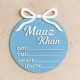 Bow Personalized Baby Birth Announcement Sign Bow Personalized Baby Birth Announcement Sign