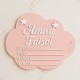 Cloud Personalized Baby Birth Announcement Sign