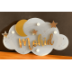 Moon & Stars Personalized Cloud Name