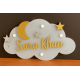 Moon & Stars Personalized Cloud Name