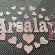 Customized Name With Hearts
