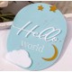 Hello World Acrylic Baby Name Sign