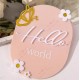 Hello World Acrylic Baby Name Sign