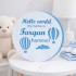 Hello World SkyNest Personalized Baby Name Plaque