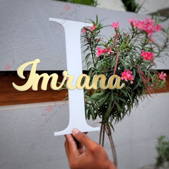 Personalized Acrylic Initial Name – Custom Letter with Name