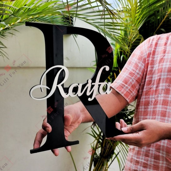 Personalized Acrylic Initial Name – Custom Letter with Name