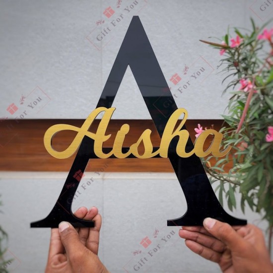 Personalized Acrylic Initial Name – Custom Letter with Name