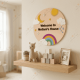 Personalized Rainbow Welcome House Sign – Custom Family Name Plaque Personalized Rainbow Welcome House Sign – Custom Family Name Plaque