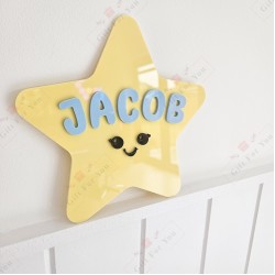 Twinkle Star Personalized Acrylic Name Sign