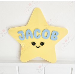 Twinkle Star Personalized Acrylic Name Sign