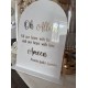 Dua For Home Personalized Plaque - Table decor