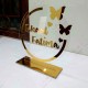 Golden Crest Custom Name - Table Decor