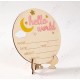 Hello World Personalized Baby Birth Sign