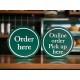 Order Desk Sign – Premium Acrylic Counter Display