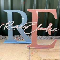 Personalized Acrylic Name Initials Table Decor