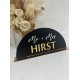 Personalized Mr & Mrs Acrylic Name Plate – Wedding & Couple Table Sign