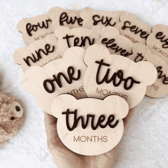 Tiny Bear Moments Milestone Plaques