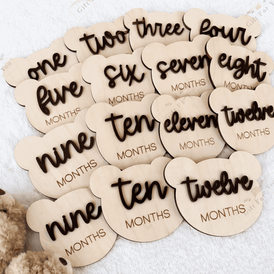 Tiny Bear Moments Milestone Plaques