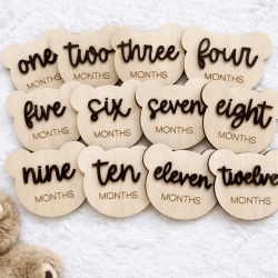 Tiny Bear Moments Milestone Plaques