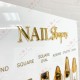 Acrylic Nail Shapes Display Board – Salon Wall & Counter Display