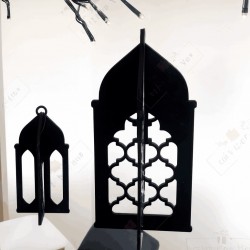 Acrylic Islamic Lantern Table Decor (Set of 2pcs) Acrylic Islamic Lantern Table Decor (Set of 2pcs)
