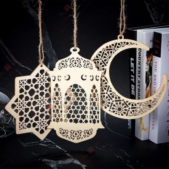 Eid Decor (5pcs) with 15 Feet Fairy Lights Eid Decor (5pcs) with 15 Feet Fairy Lights
