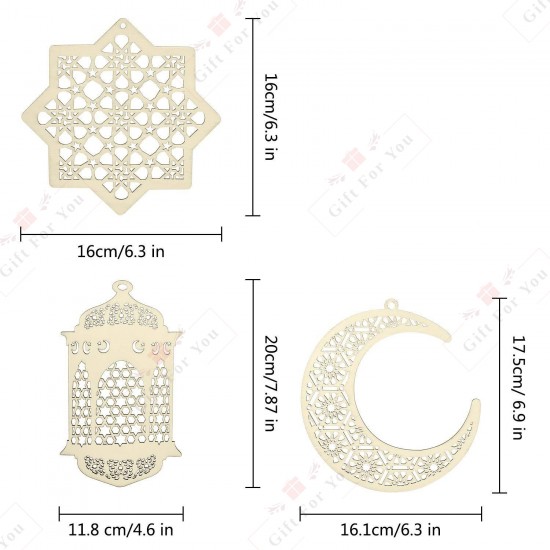 Eid Decor (5pcs) with 15 Feet Fairy Lights Eid Decor (5pcs) with 15 Feet Fairy Lights