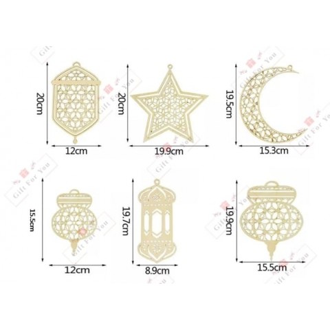 Eid Decor (6pcs) Eid Decor (6pcs)