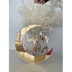 Moon of Ramadan Mubarak Wall Decor Moon of Ramadan Mubarak Wall Decor