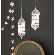 Ramadan Mubarak Lantern (Set of 2 pcs)