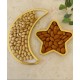 Luxury Crescent & Star Serving Tray Set