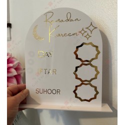 Ramadan Kareem Plaque - Day Reminder Ramadan Kareem Plaque - Day Reminder