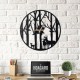 Amazon Forest Scenery Clock