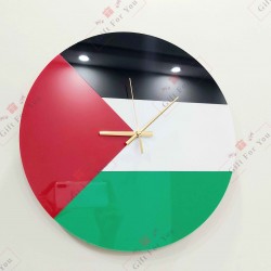 Palestine Flag Wall Clock Palestine Flag Wall Clock