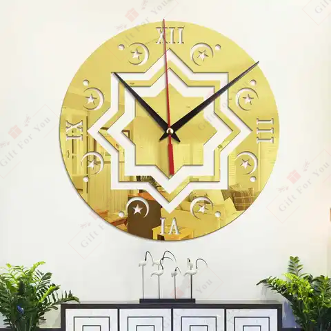 Roman Crescent Wall Clock Roman Crescent Wall Clock