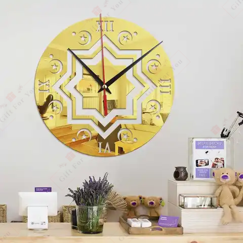 Roman Crescent Wall Clock Roman Crescent Wall Clock