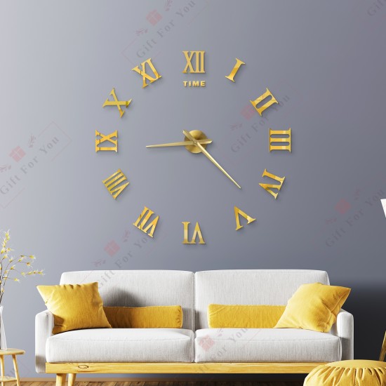 3D Roman Wall Clock