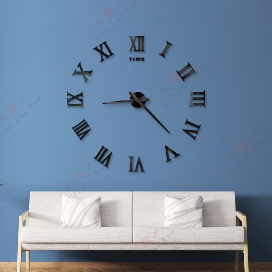 3D Roman Wall Clock