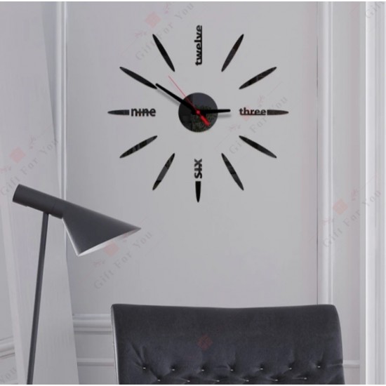 Turkish 3D Bar Clock